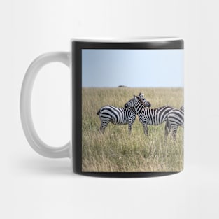 Zebras: Sticking together. Serengeti National Park Mug